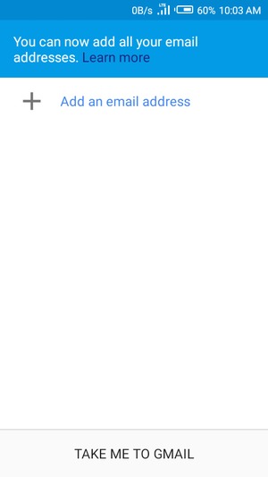 Select Add an email address