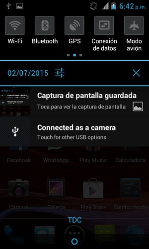 Desactive BLUETOOTH y GPS