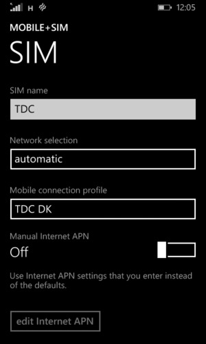 If you see a list of operators, select Public