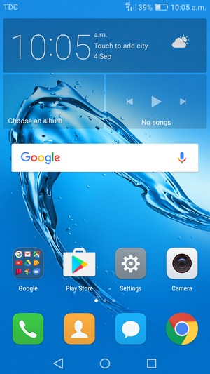 To close all running apps, select the Recent apps button