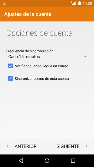 Seleccione SIGUIENTE