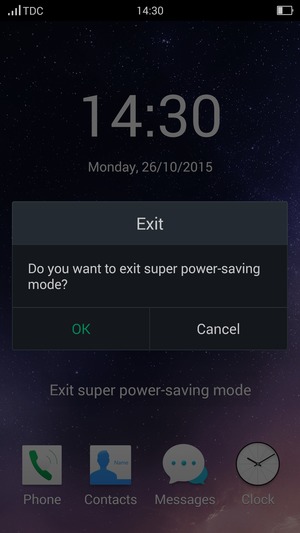 Select OK