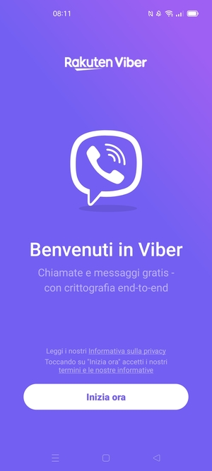 L'app è pronta per l'uso