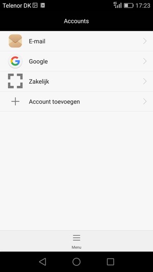 Selecteer Google