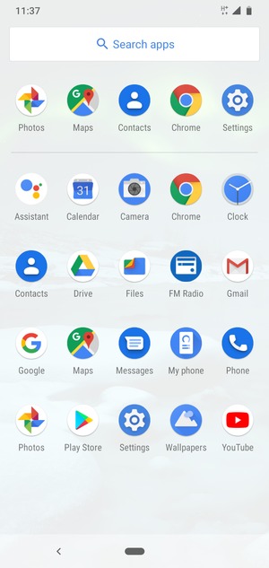 Select Settings