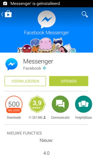 Selecteer OPENEN