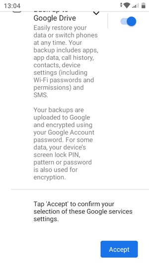 Select Accept