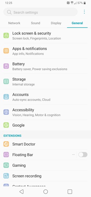 Select Lock screen & security