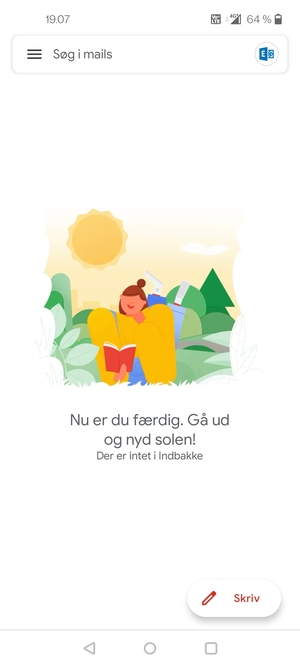 Din konto er klar til brug