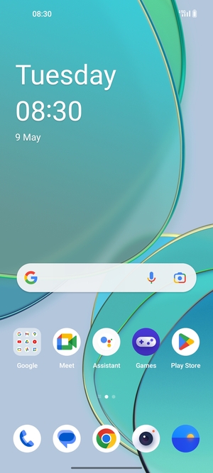 Swipe up