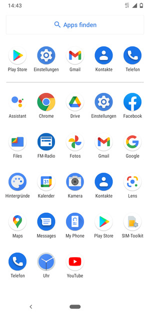 Wählen Sie Einstellungen