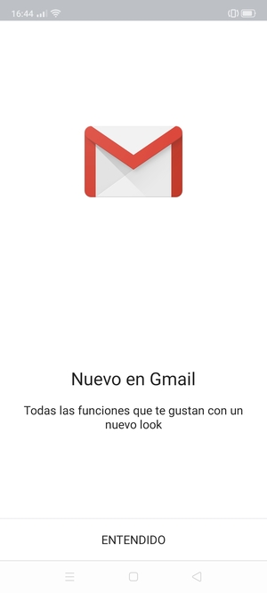 Seleccione ENTENDIDO