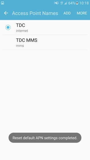 Select ADD