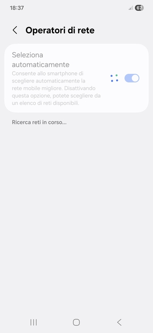 Attendi il completamento della ricerca