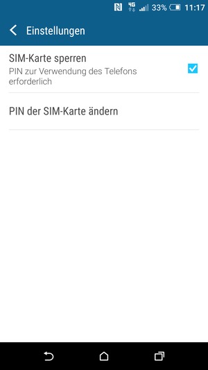 Wählen Sie PIN der SIM-Karte ändern
