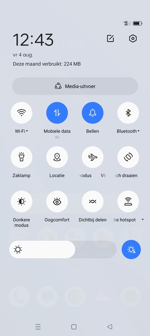 Selecteer de Instellingen knop