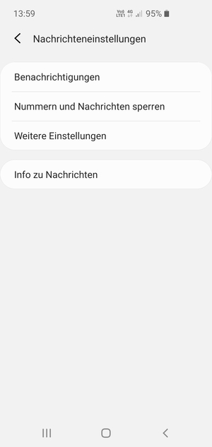 Wählen Sie Weitere Einstellungen