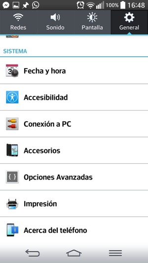 Desplácese y seleccione Acerca del teléfono