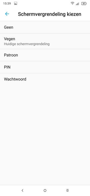 Selecteer Patroon