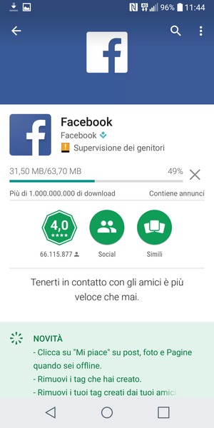 Attendi il completamento del processo di installazione