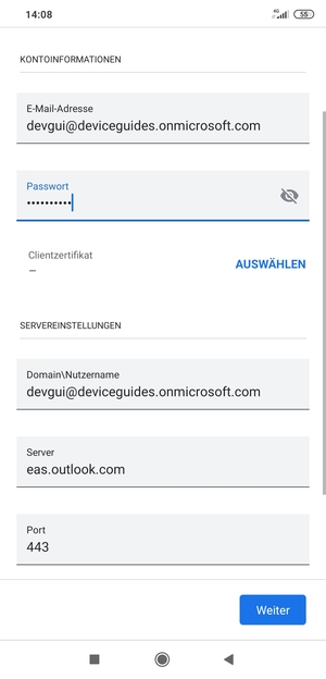 Geben Sie Ihre Passwort ein