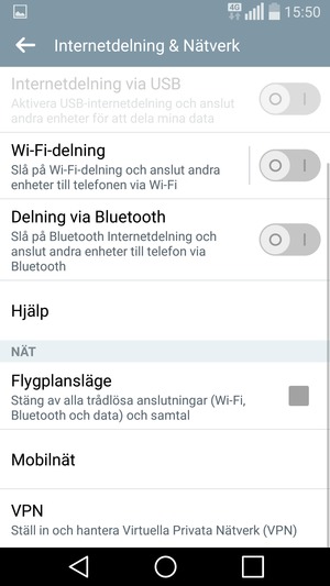 Välj Mobilnät