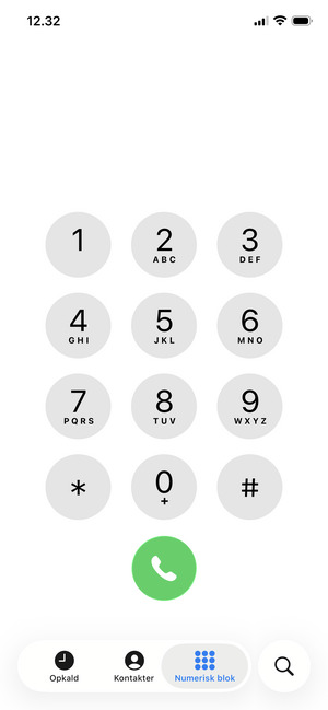 Vælg Numerisk blok