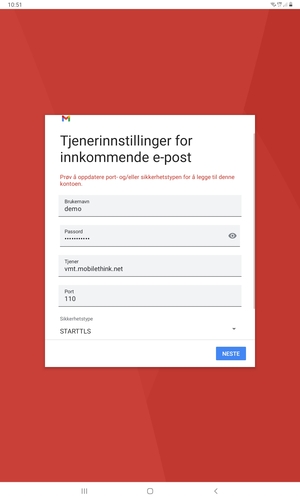 Velg Sikkerhetstype