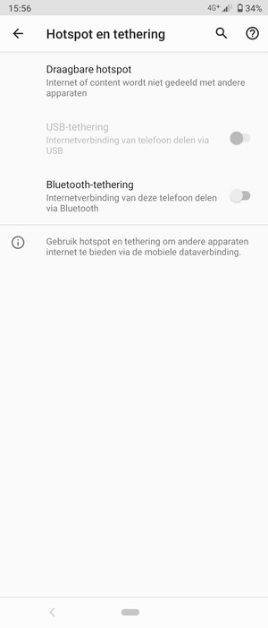 Selecteer Draagbare hotspot