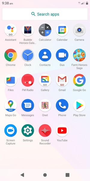 Select Settings