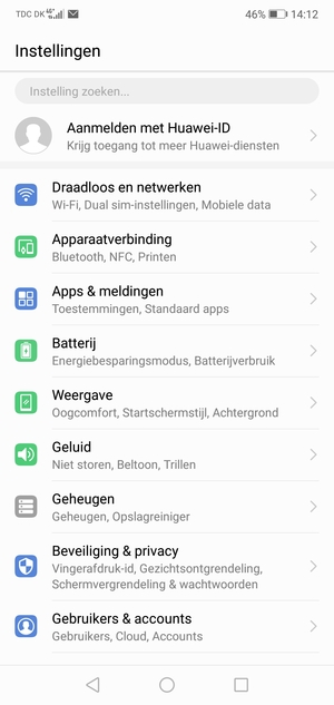 Selecteer Draadloos en netwerken