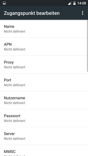 Geben Sie Internet-Informationen ein