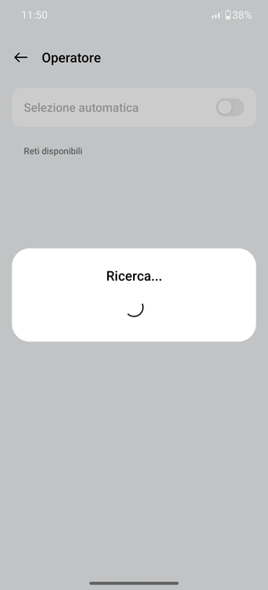 Attendi il completamento della ricerca