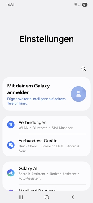 Wählen Sie Verbindungen