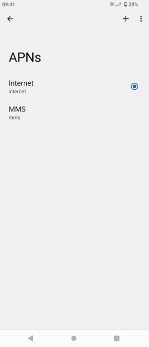 Select the Menu button