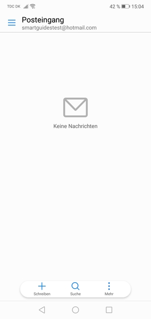 Ihr Hotmail Konto ist einsatzbereit