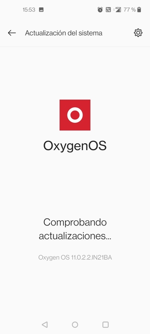 Espere a que la búsqueda termine