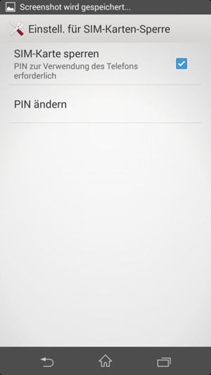 Wählen Sie PIN ändern