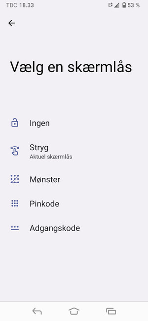 Vælg Mønster