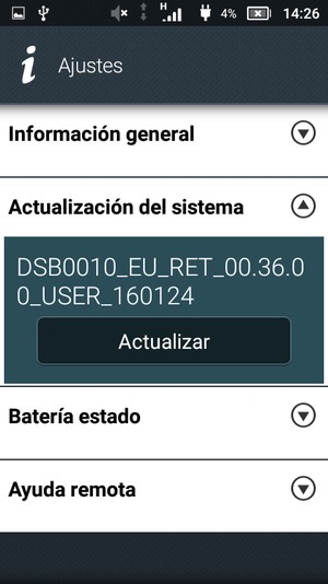 Seleccione Actualizar