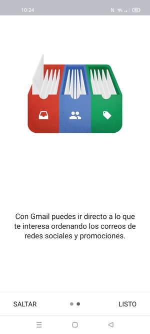 Seleccione LISTO
