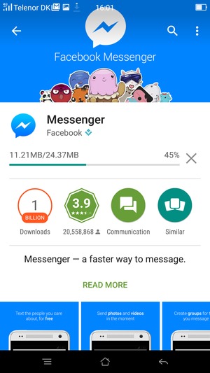 Wait for the installation process to finish