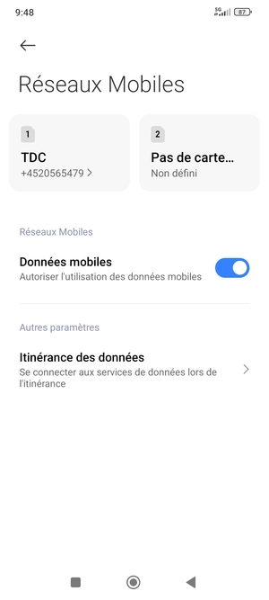 Sélectionnez Public