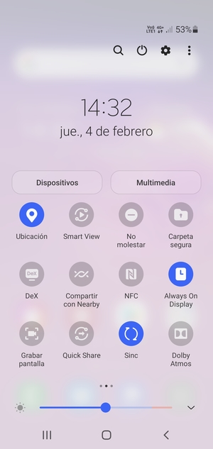 Desactive Ubicación