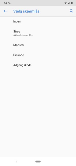 Vælg Mønster