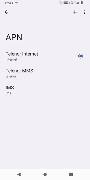 Sélectionnez le bouton du Menu