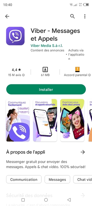 Sélectionnez Installer