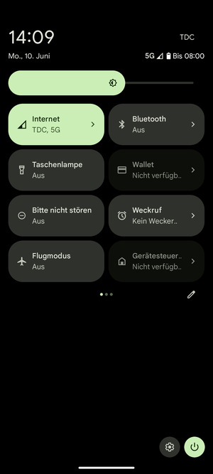 Streifen Sie nach links