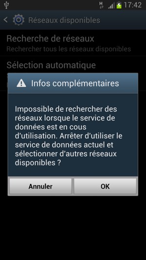 Sélectionnez OK