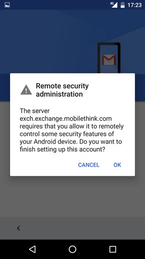 Select OK